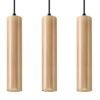 Pendant Lamp Lino 3 Wood Multi Pendants Great Lighting UK Ltd