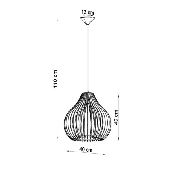 Pendant Lamp Aprilla Wood Modern Pendant Lights Great Lighting UK Ltd