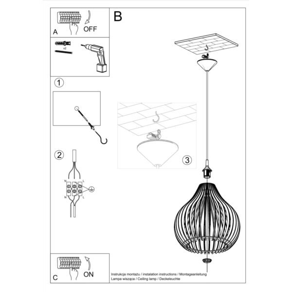 Pendant Lamp Aprilla Wood Modern Pendant Lights Great Lighting UK Ltd