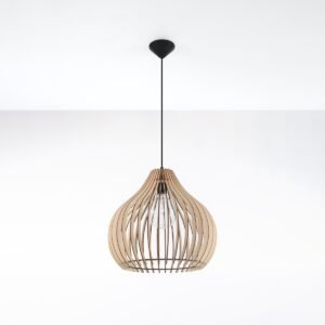 Pendant Lamp Aprilla Wood New Arrivals Great Lighting UK Ltd