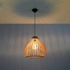 Pendant Lamp Aprilla Wood New Arrivals Great Lighting UK Ltd
