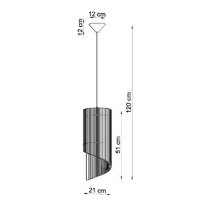 Pendant Lamp Alexia Wood Modern Single Pendants Great Lighting UK Ltd