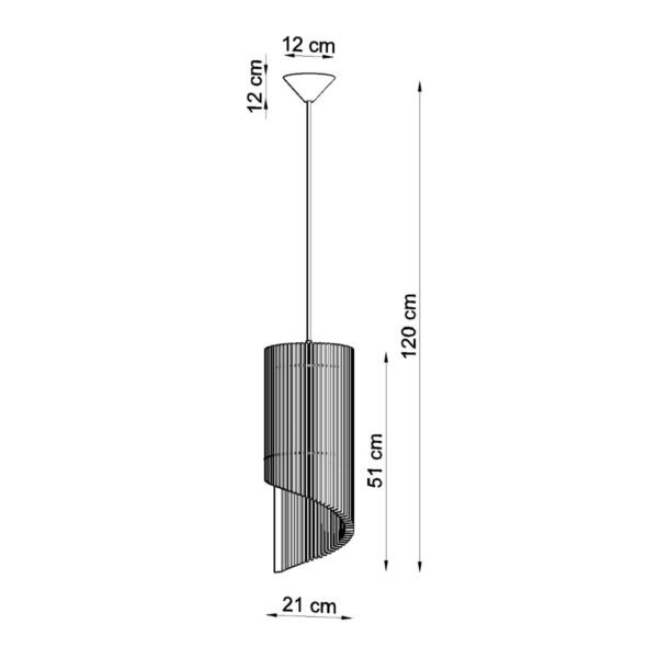 Pendant Lamp Alexia Wood Modern Pendant Lights Great Lighting UK Ltd