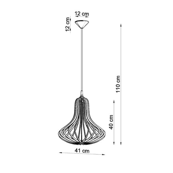 Pendant Lamp Elza Wood - Image 4