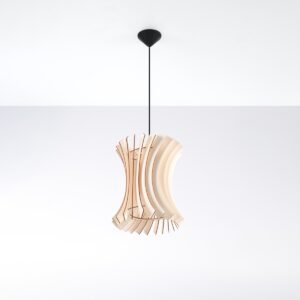 Pendant Lamp Oriana Wood Modern Single Pendants Great Lighting UK Ltd