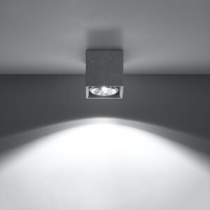 Ceiling Lamp Valde Concrete Single Ceiling Lights Great Lighting UK Ltd