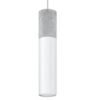 Pendant Lamp Borgio 1 White Modern Single Pendants Great Lighting UK Ltd