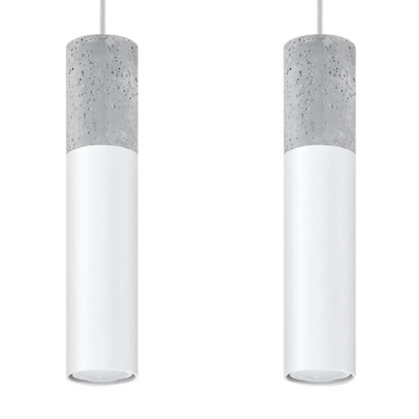 Pendant Lamp Borgio 2 White