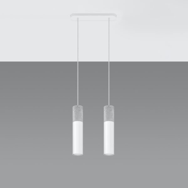 Pendant Lamp Borgio 2 White - Image 2
