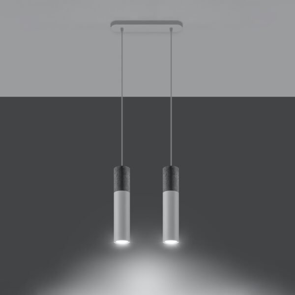 Pendant Lamp Borgio 2 White - Image 3
