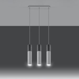 Pendant Lamp Borgio 3l White Multi Pendants Great Lighting UK Ltd