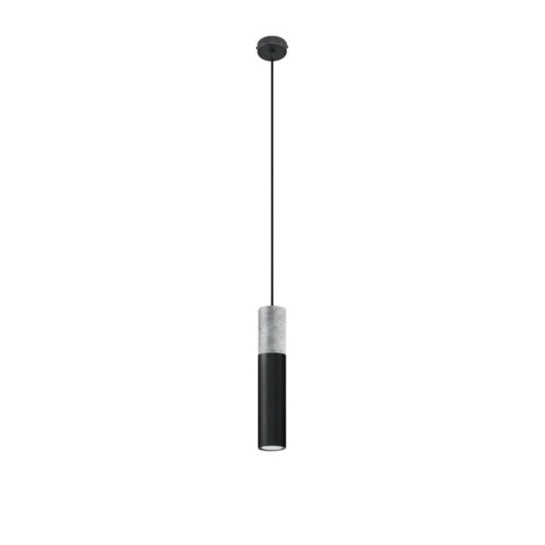 Pendant Lamp Borgio 1 Black Modern Pendant Lights Great Lighting UK Ltd