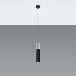Pendant Lamp Borgio 1 Black Modern Single Pendants Great Lighting UK Ltd