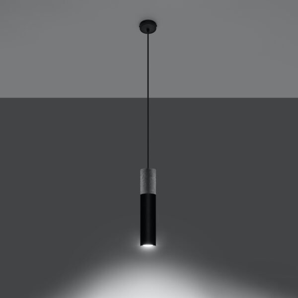 Pendant Lamp Borgio 1 Black Modern Pendant Lights Great Lighting UK Ltd
