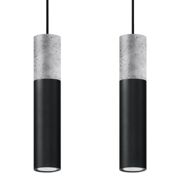 Pendant Lamp Borgio 2 Black