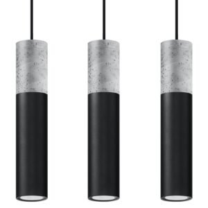 Pendant Lamp Borgio 3l Black