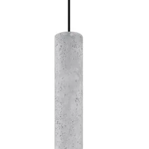 Concrete Pendant Light Luvo Single Industrial Pendant Lights Great Lighting UK Ltd