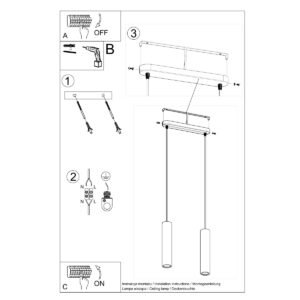 Pendant Lamp Luvo 2 Multi Pendants Great Lighting UK Ltd