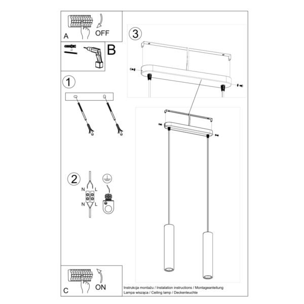 Pendant Lamp Luvo 2 Modern Pendant Lights Great Lighting UK Ltd