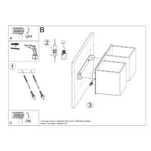 Wall Lamp Quad 2 White Box Wall Lights Great Lighting UK Ltd
