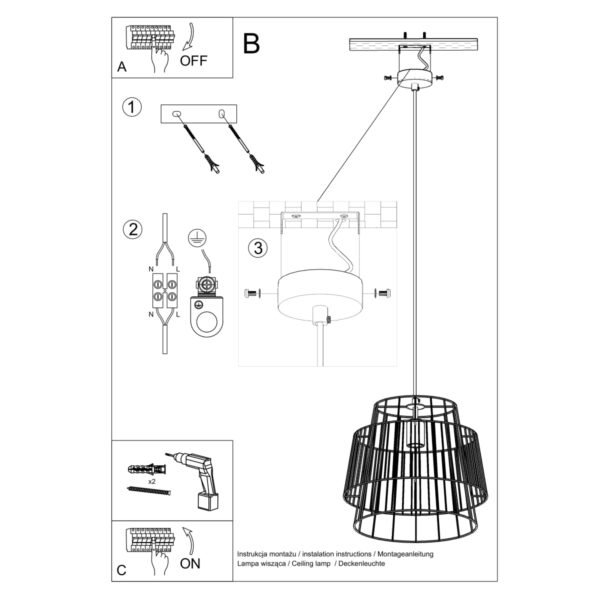 Pendant Lamp Gate White Single Pendants Great Lighting UK Ltd