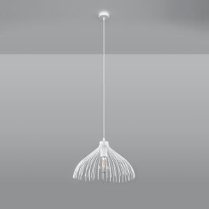 Pendant Lamp Umb White Modern Single Pendants Great Lighting UK Ltd