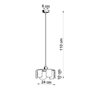 Pendant Lamp Tulip Black Shade Pendants Great Lighting UK Ltd