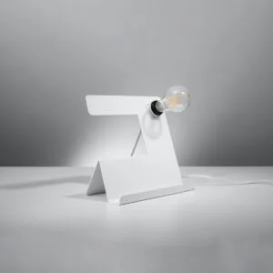Incline Desk Lamp - White Industrial Table Lamps Great Lighting UK Ltd