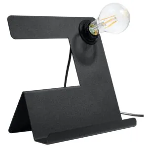 Incline Desk Lamp - Black Industrial Table Lamps Great Lighting UK Ltd