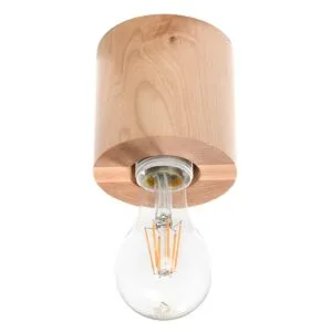 Wooden Ceiling Light Salgado Natural Wood Modern Single Ceiling Lights Great Lighting UK Ltd