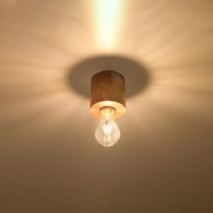Ceiling Lamp Salgado Natural Wood Single Ceiling Lights Great Lighting UK Ltd