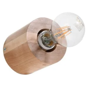 Wooden Wall Light Salgado Natural Wood Modern Kitchen Wall Lights Great Lighting UK Ltd