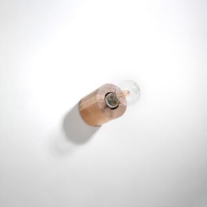 Wall Lamp Salgado Natural Wood Single Wall Lights Great Lighting UK Ltd
