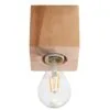 Ceiling Lamp Ariz Natural Wood Single Ceiling Lights Great Lighting UK Ltd