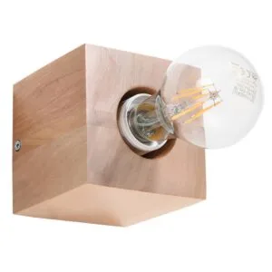 Wooden Wall Light Ariz Natural Wood Modern Kitchen Wall Lights Great Lighting UK Ltd