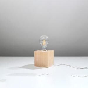 Table Lamp Ariz Wood Modern Table Lamps Great Lighting UK Ltd