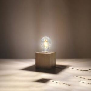 Table Lamp Ariz Wood Modern Table Lamps Great Lighting UK Ltd