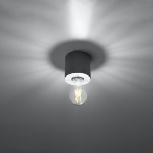 Ceiling Lamp Salgado Concrete Single Ceiling Lights Great Lighting UK Ltd