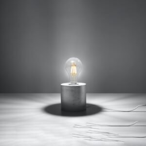 Table Lamp Salgado Concrete Modern Table Lamps Great Lighting UK Ltd