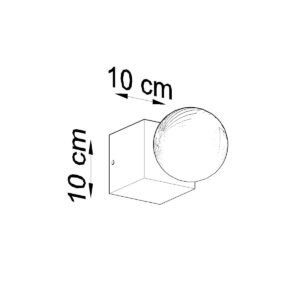 Wall Lamp Ariz Concrete Single Wall Lights Great Lighting UK Ltd