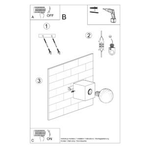 Wall Lamp Ariz Concrete Single Wall Lights Great Lighting UK Ltd