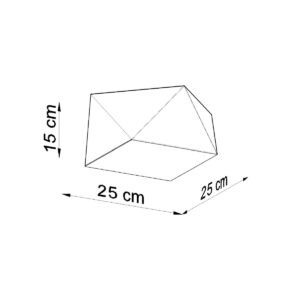 Ceiling Lamp Hexa 25 White Single Ceiling Lights Great Lighting UK Ltd