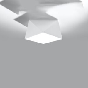 Ceiling Lamp Hexa 25 White Single Ceiling Lights Great Lighting UK Ltd