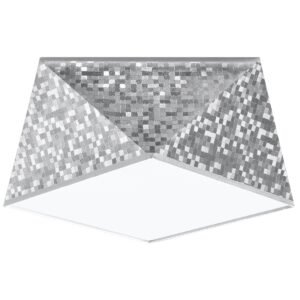 Ceiling Lamp Hexa 25 Silver Single Ceiling Lights Great Lighting UK Ltd