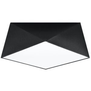 Ceiling Lamp Hexa 35 Black Large Ceiling Lights Great Lighting UK Ltd