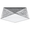 Ceiling Lamp Hexa 35 Silver Large Ceiling Lights Great Lighting UK Ltd