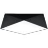 Ceiling Lamp Hexa 45 Black Large Ceiling Lights Great Lighting UK Ltd