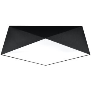 Ceiling Lamp Hexa 45 Black Large Ceiling Lights Great Lighting UK Ltd