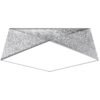 Ceiling Lamp Hexa 45 Silver Large Ceiling Lights Great Lighting UK Ltd