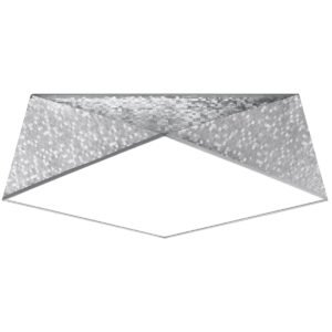 Ceiling Lamp Hexa 45 Silver Large Ceiling Lights Great Lighting UK Ltd